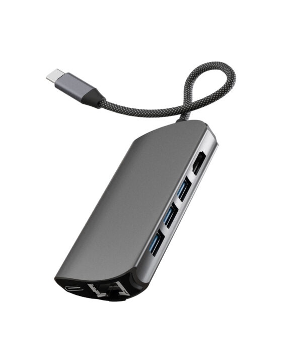 Фото Адаптер VLP Infinity Hub 8 in 1, графит Фото Адаптер VLP Infinity Hub 8 in 1, графит