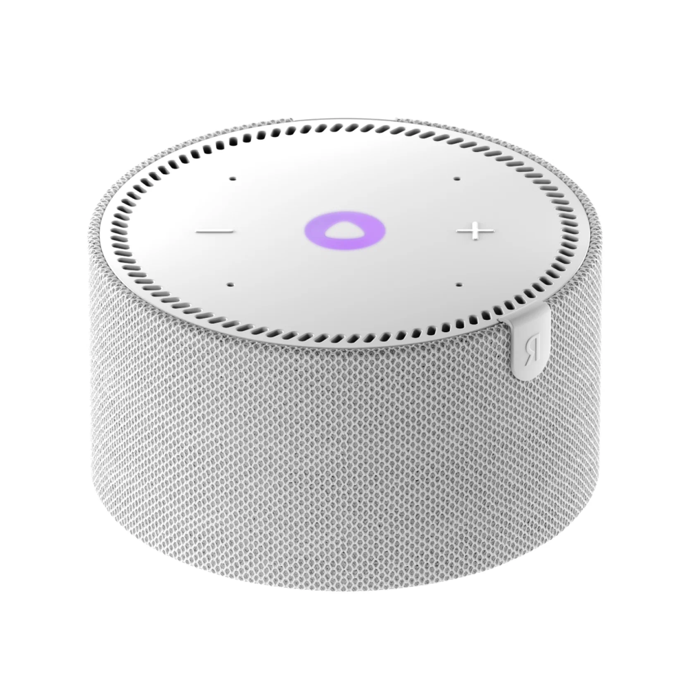 Фото Умная колонка Яндекс Станция Мини без часов, Серый опал Фото Умная колонка Яндекс Станция Мини без часов, Серый опал