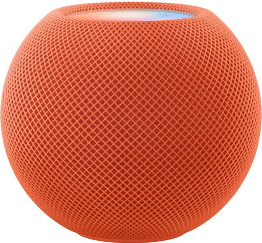 Фото Умная колонка Apple HomePod mini, Оранжевый На фото изображено Умная колонка Apple HomePod mini, Оранжевый