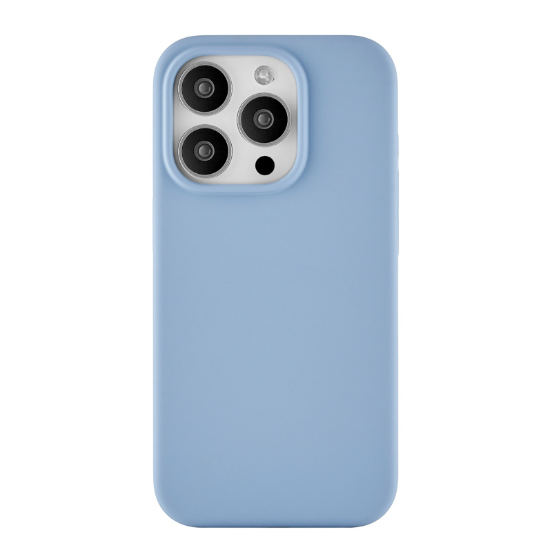 Фото Чехол защитный uBear Touch Mag Case для iPhone 15 Pro, голубой Фото Чехол защитный uBear Touch Mag Case для iPhone 15 Pro, голубой
