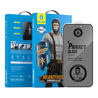 Фото Приватное защитное стекло Blueo для Apple iPhone 16 Pro Max (анти-шпион) На фото изображено Приватное защитное стекло Blueo для Apple iPhone 16 Pro Max (анти-шпион)