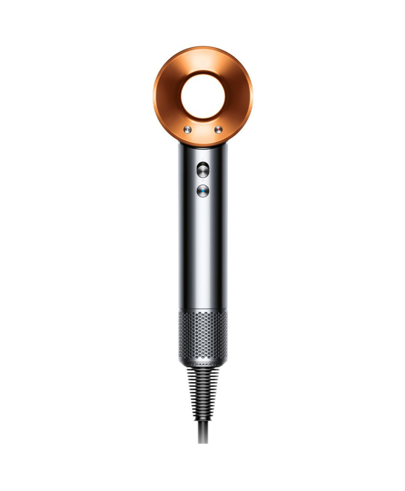 Фото Фен Dyson Supersonic HD08, Nickel/Copper На фото изображено Фен Dyson Supersonic HD08, Nickel/Copper