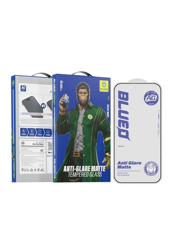 Фото Защитное стекло BlueO для iPhone 17/17 Pro/16 Pro, матовое Фото Защитное стекло BlueO для iPhone 17/17 Pro/16 Pro, матовое